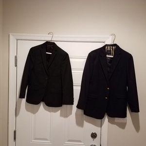 Boys classic navy blue blazers.